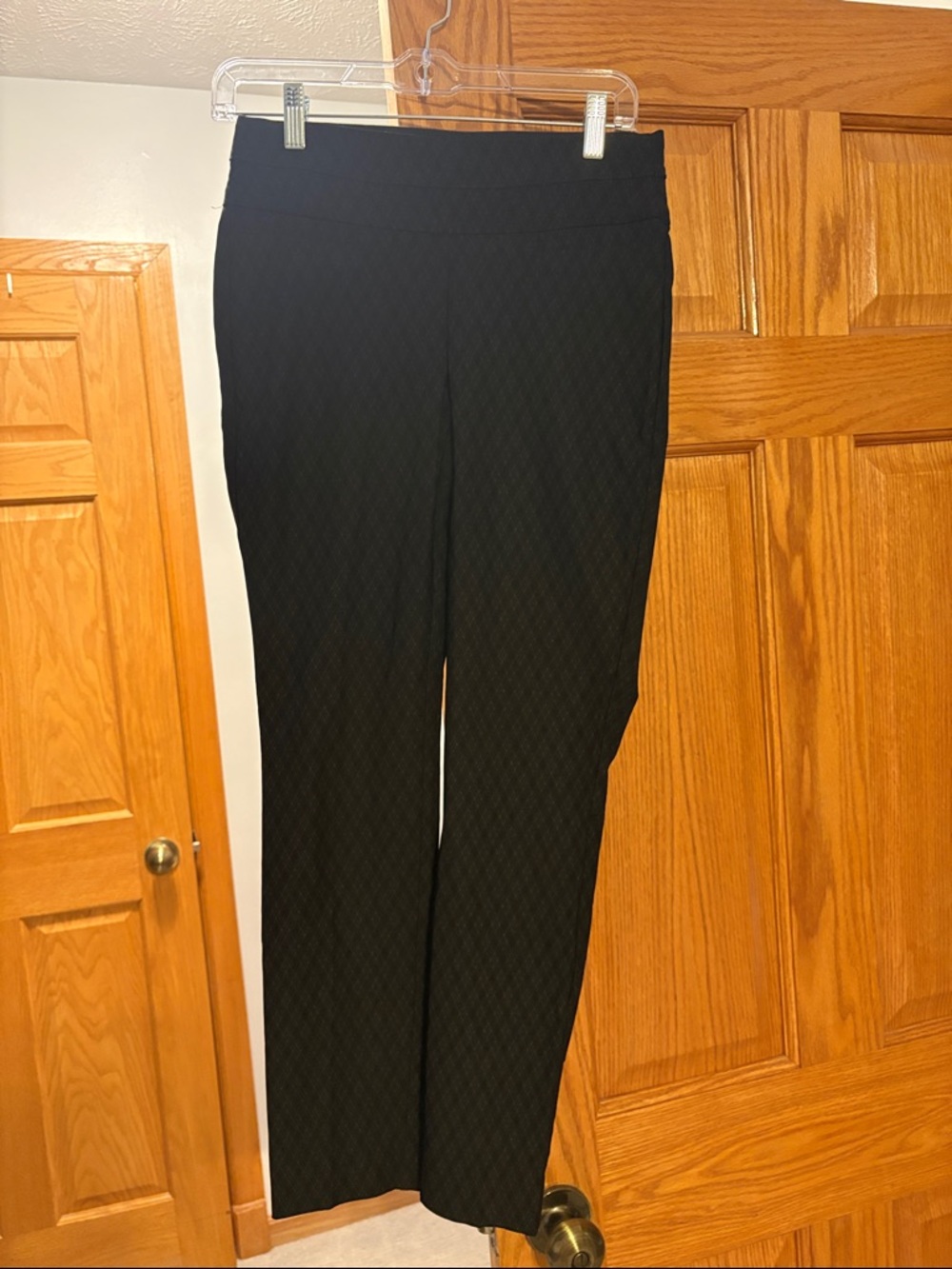 Black Women's Stretch Ponte Dress Pants